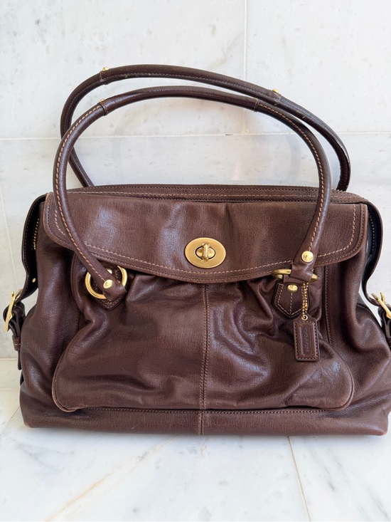 Coach Handbags - Coach Addison Spectator Brown Leather Tote
